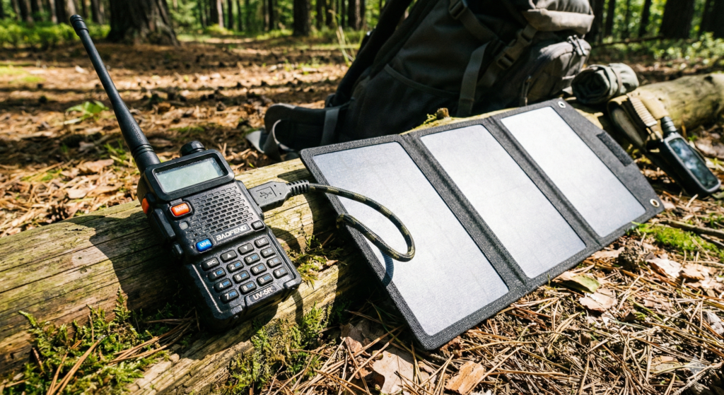 charge Baofeng off grid